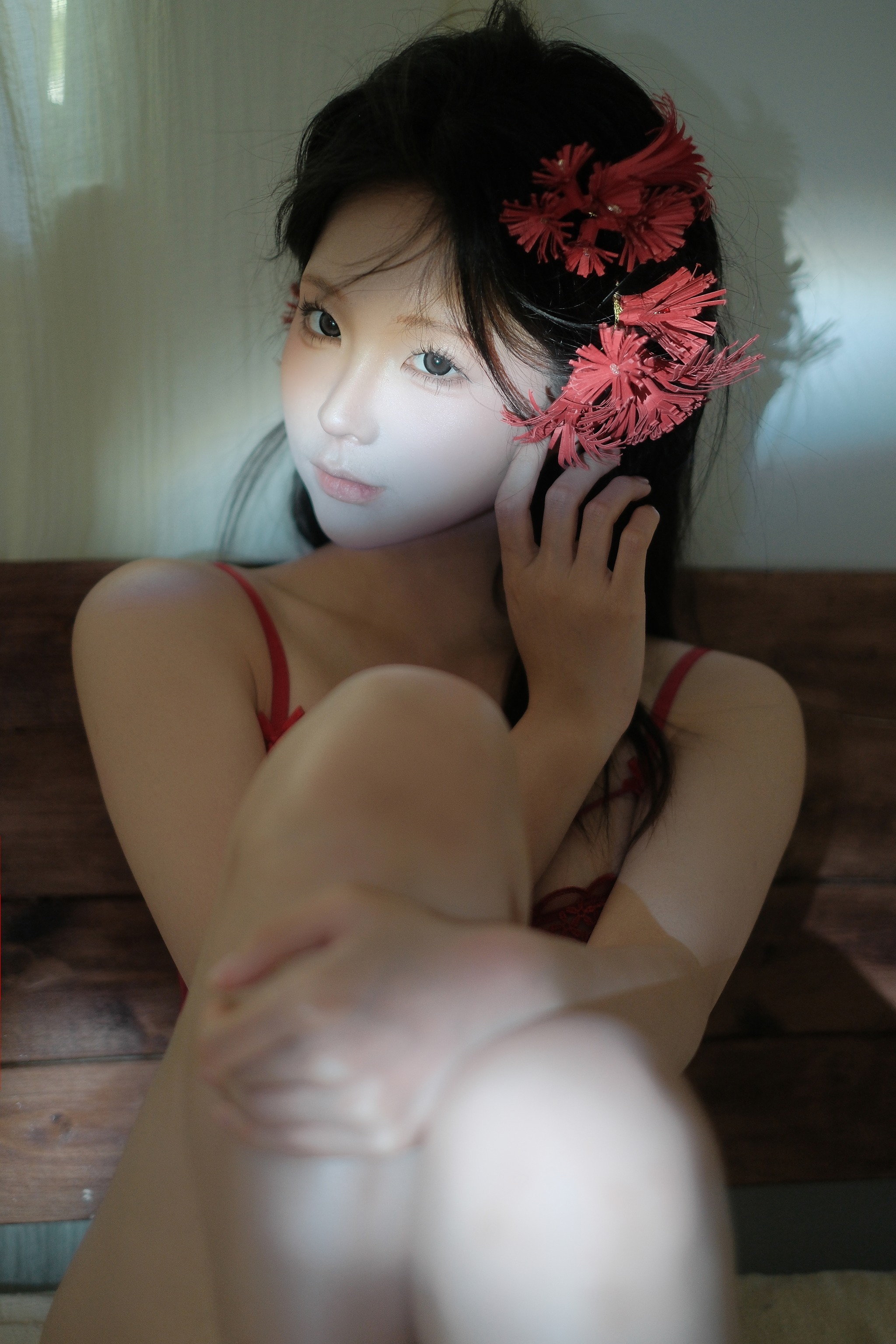 蠢沫沫 - NO.345 024年会员 皮皮-红 [29P]-XikXak